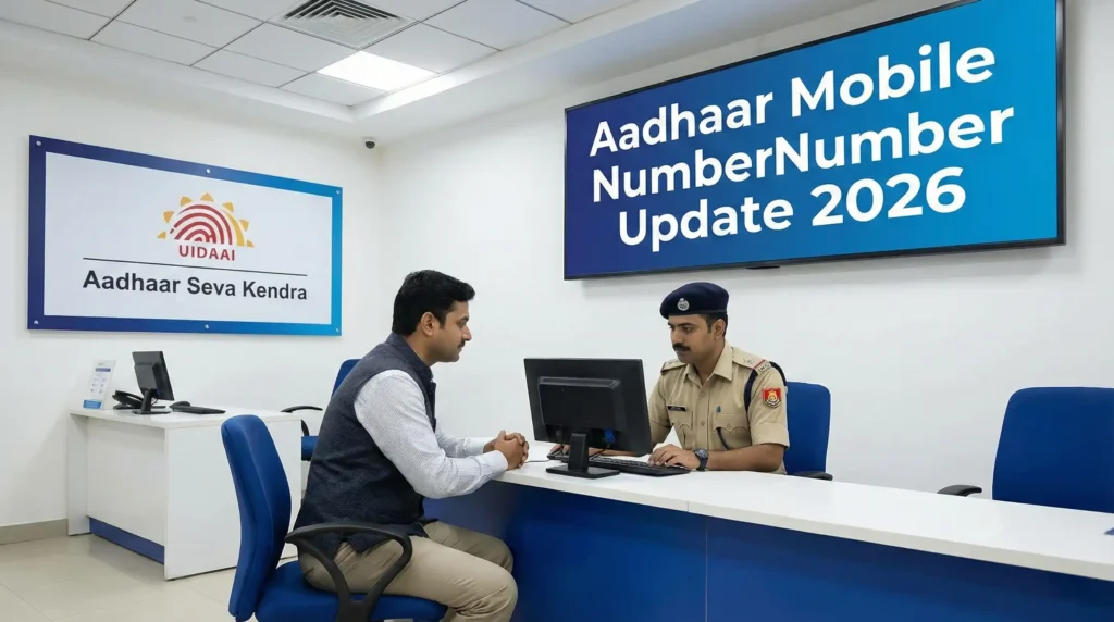 Aadhaar Card Mobile Number Update Process in 2026 » Wb Job Update