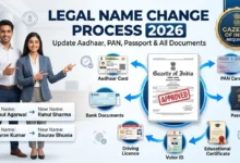 Legal Name Change Process Online in India 2026